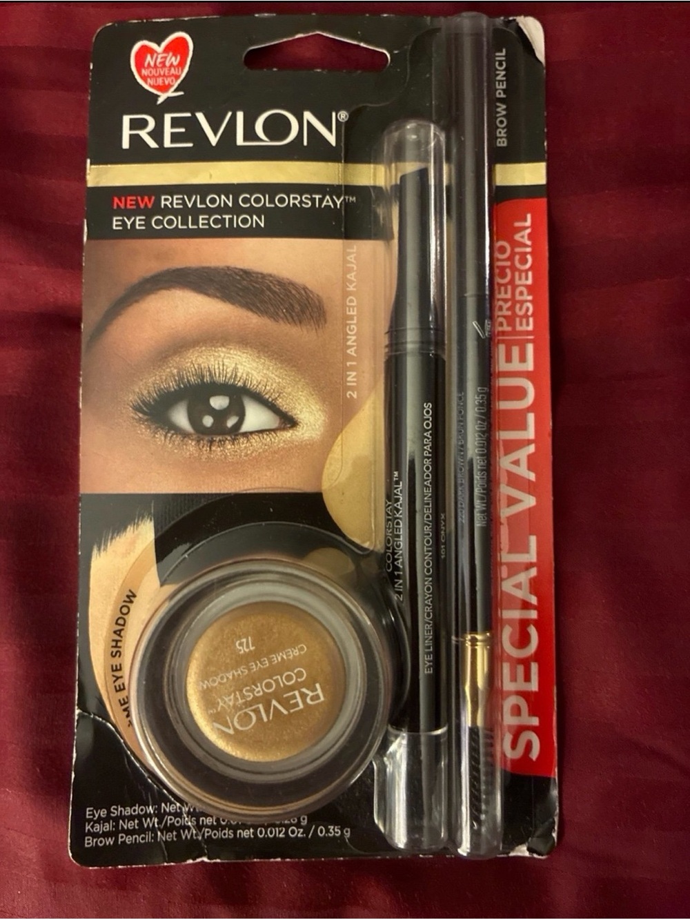 Revlon ColorStay Makeup 3 piece set-725 Honey